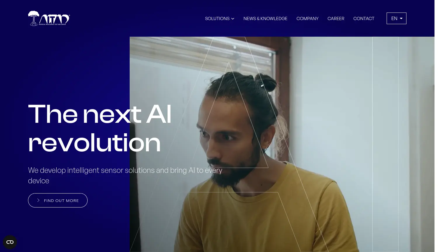 Website der Firma AITAD GmbH