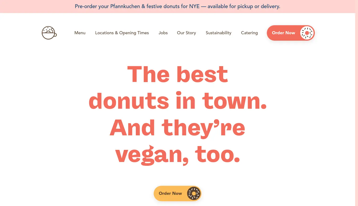 Website der Firma Brammibal’s Donuts GmbH