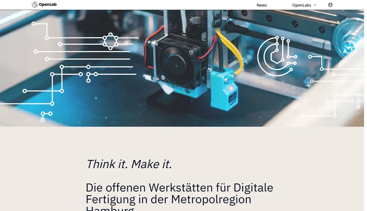 Website der Firma Helmut-Schmidt-Universität / Universität der Bundeswehr Hamburg