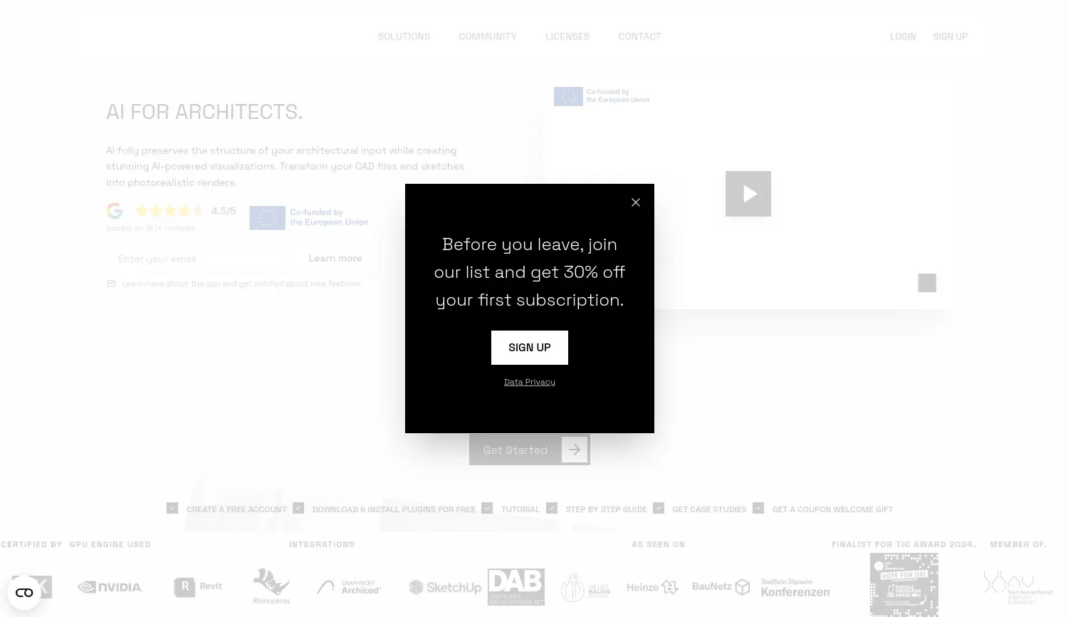 Website der Firma Typus AI