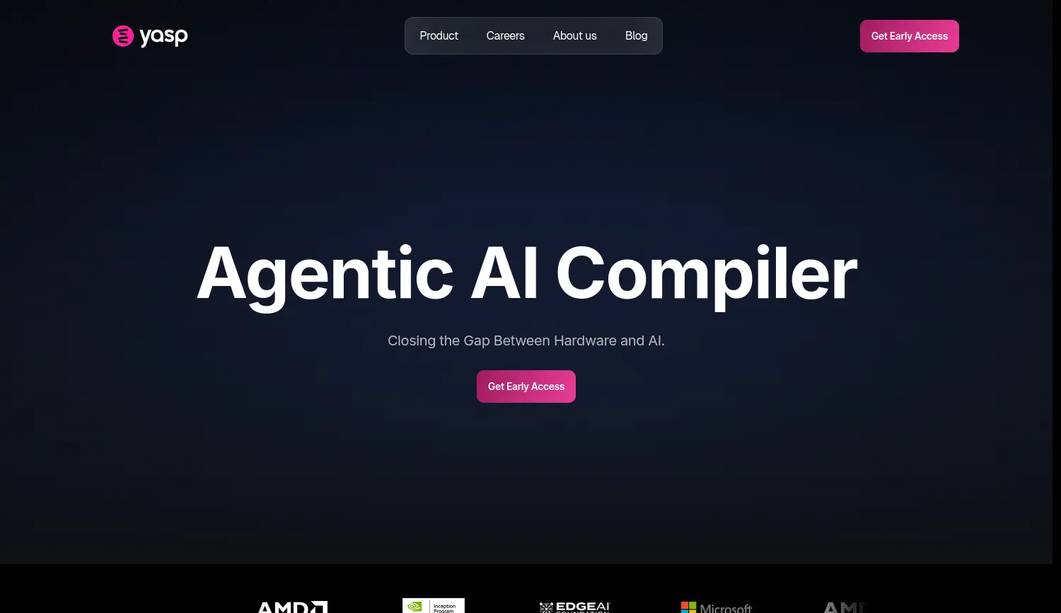 Website der Firma yasp.ai GmbH