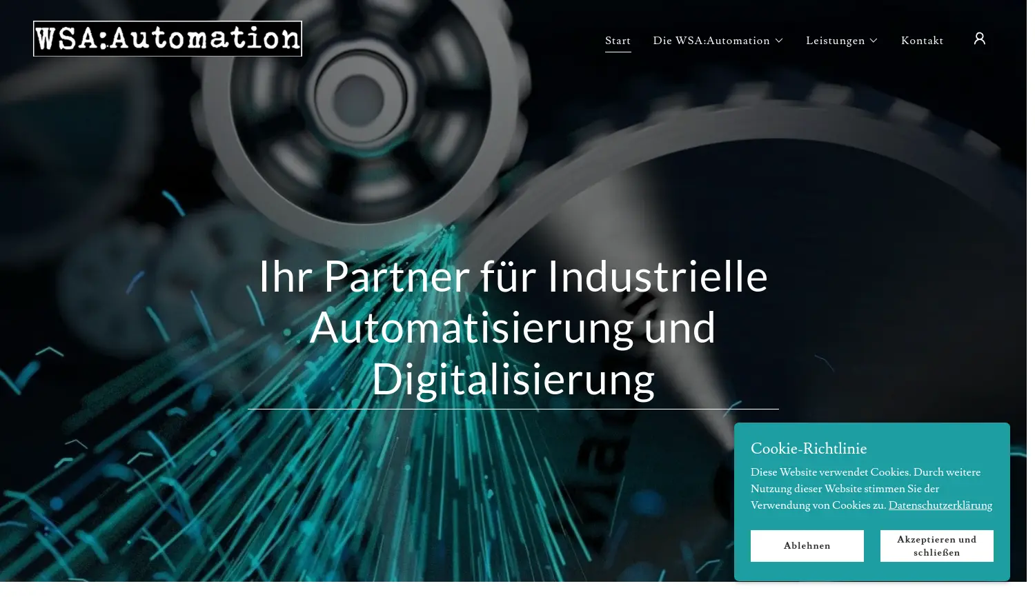 Website der Firma Michael Würzburg-Stöcklein