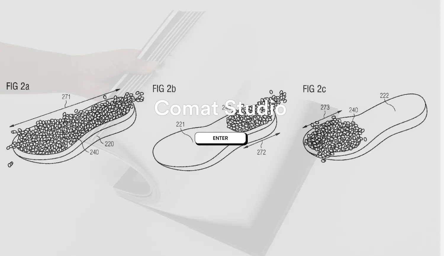 Website der Firma Comat Studio, Franziska Seehausen