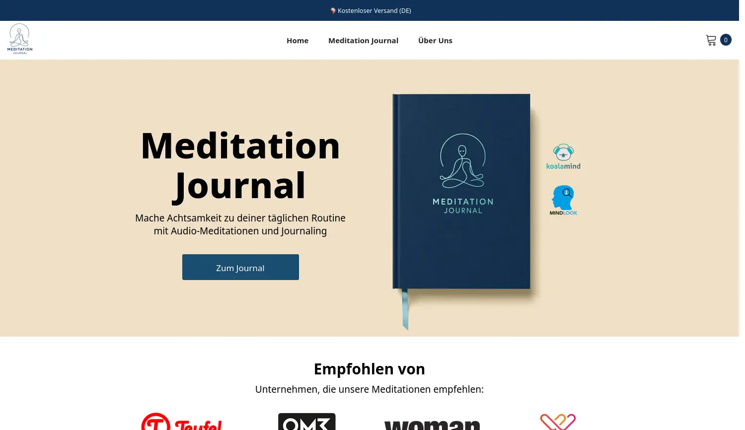 Website der Firma Felix Zuppe