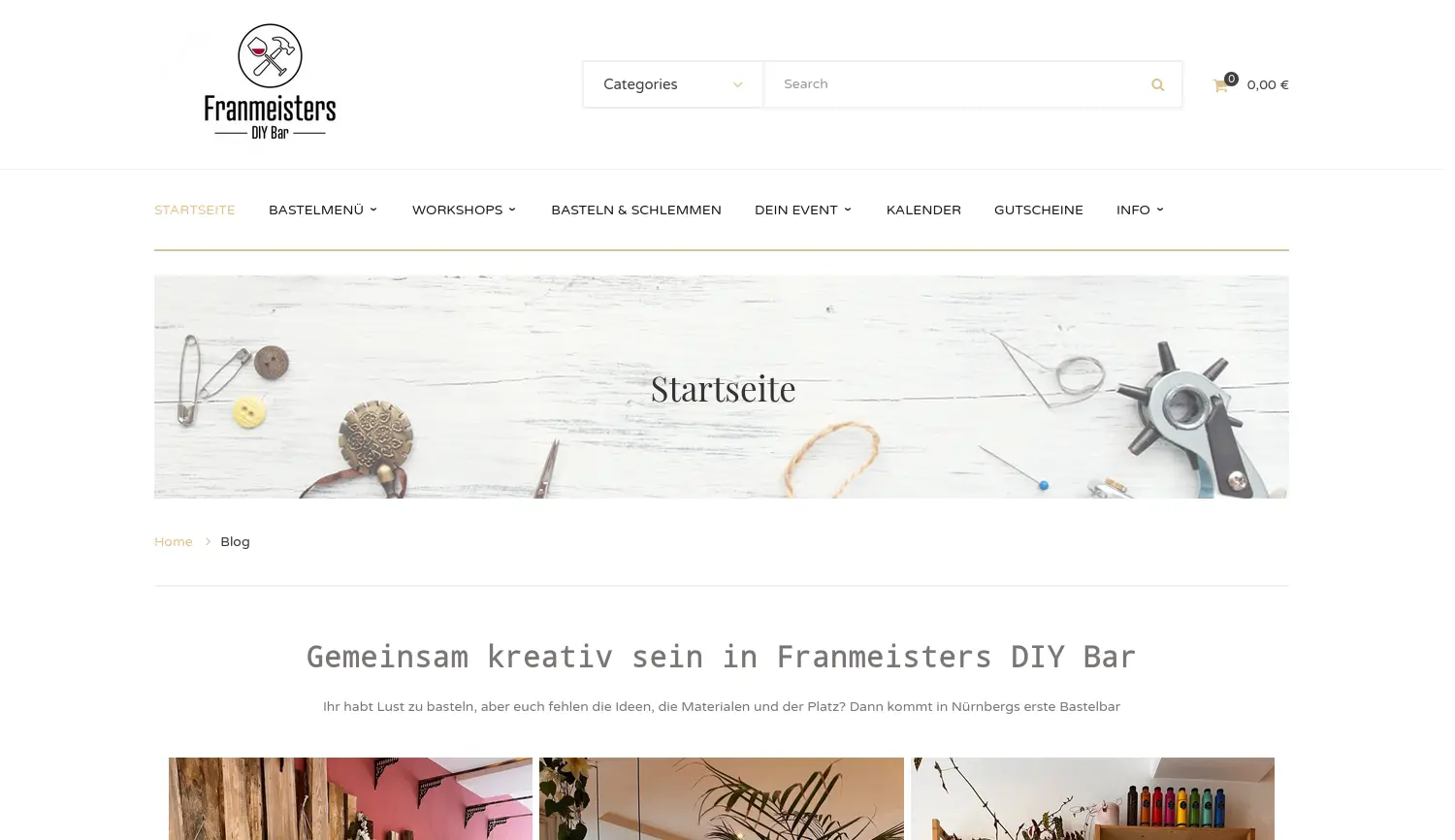 Website der Firma Franmeisters