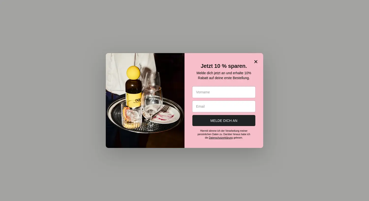 Website der Firma ODE International GmbH