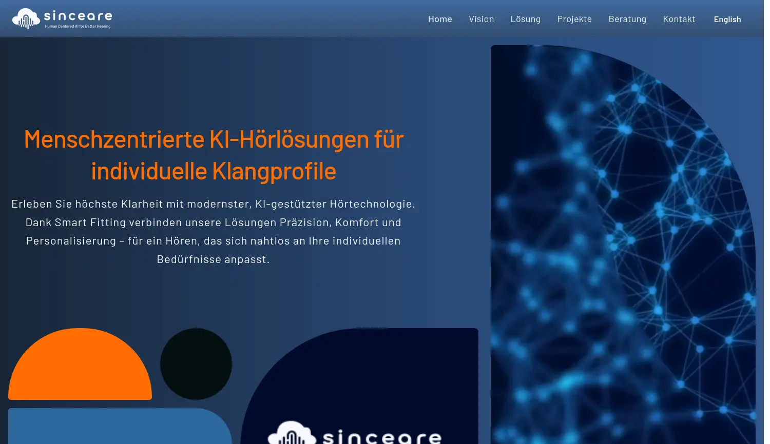 Website der Firma SinceAre UG