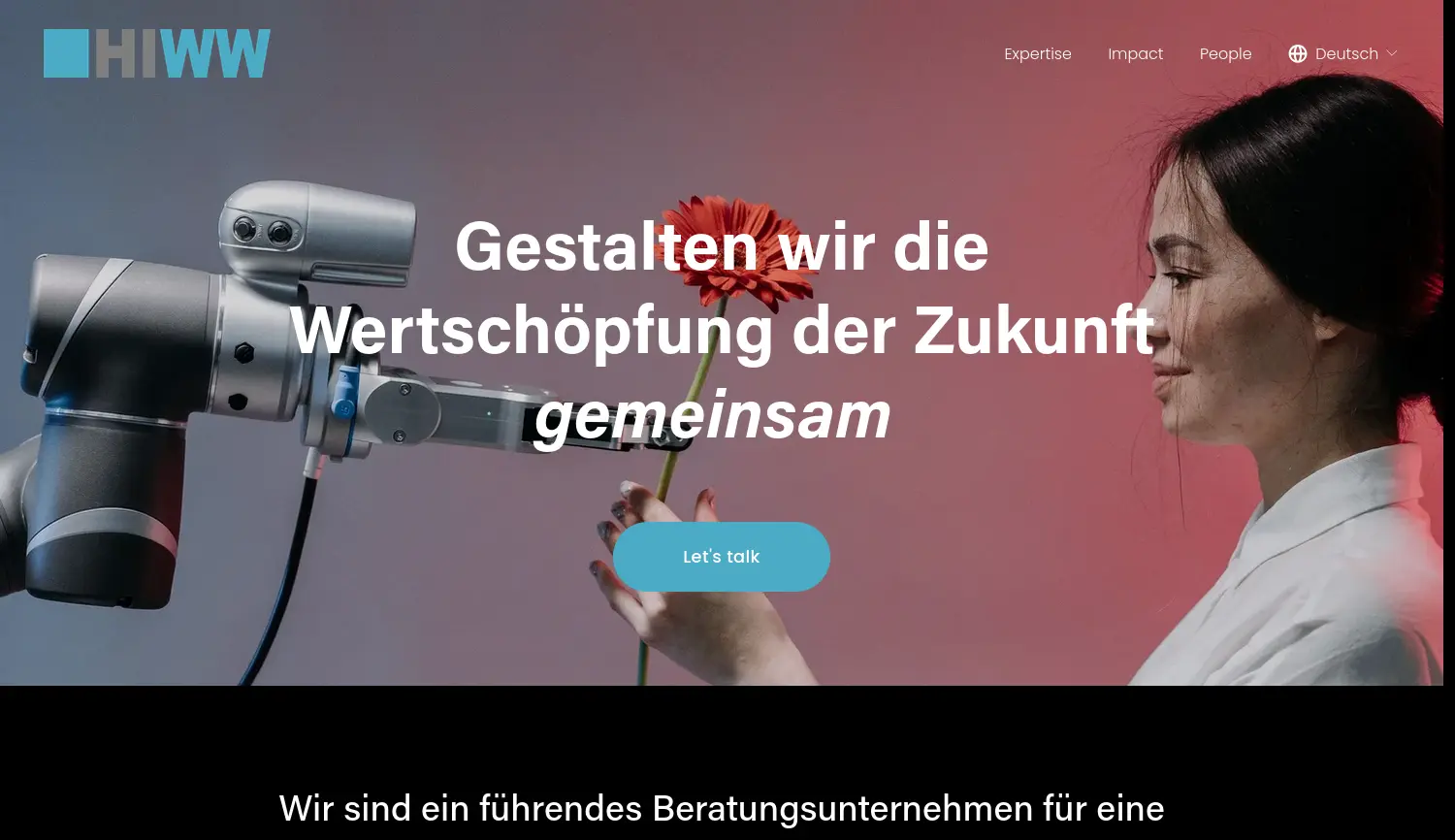 Website der Firma Hamburger Institut für Wertschöpfungssystematik und Wissensmanagement UG (haftungsbeschränkt)