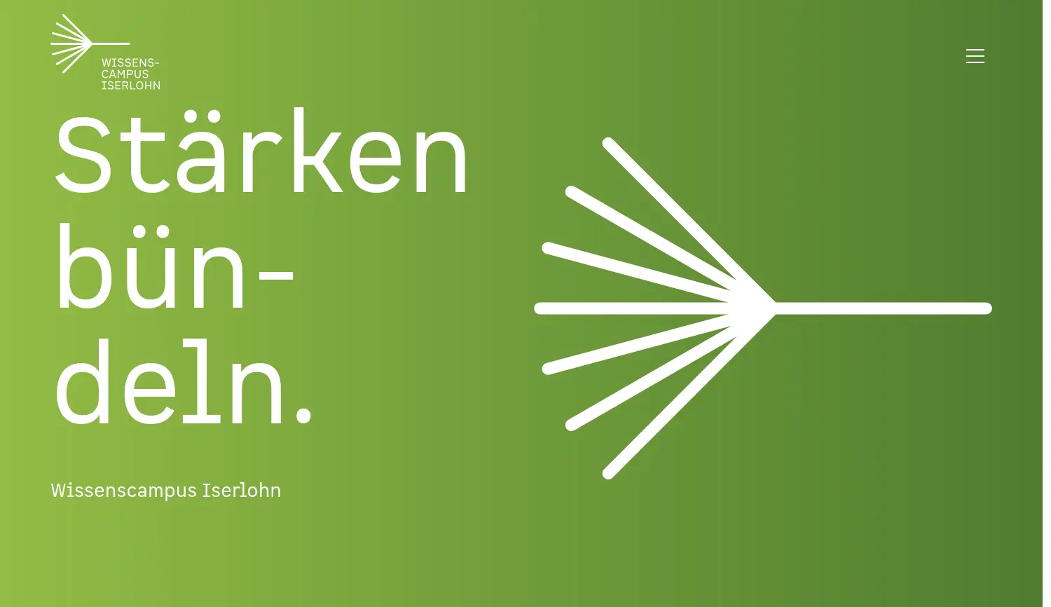 Website der Firma Wissenscampus Iserlohn e.V.