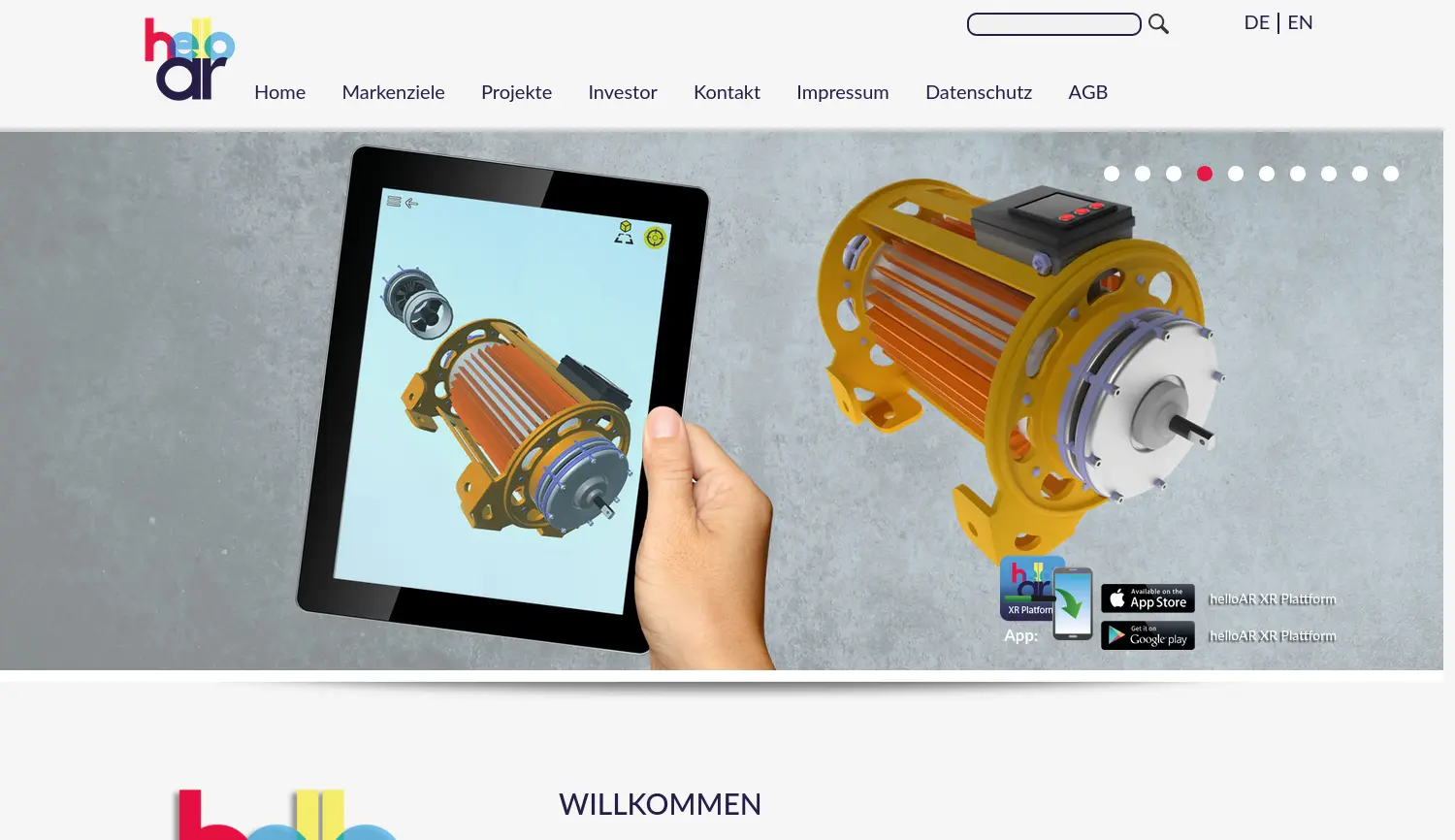 Website der Firma Scheid & Partner PartGG 187