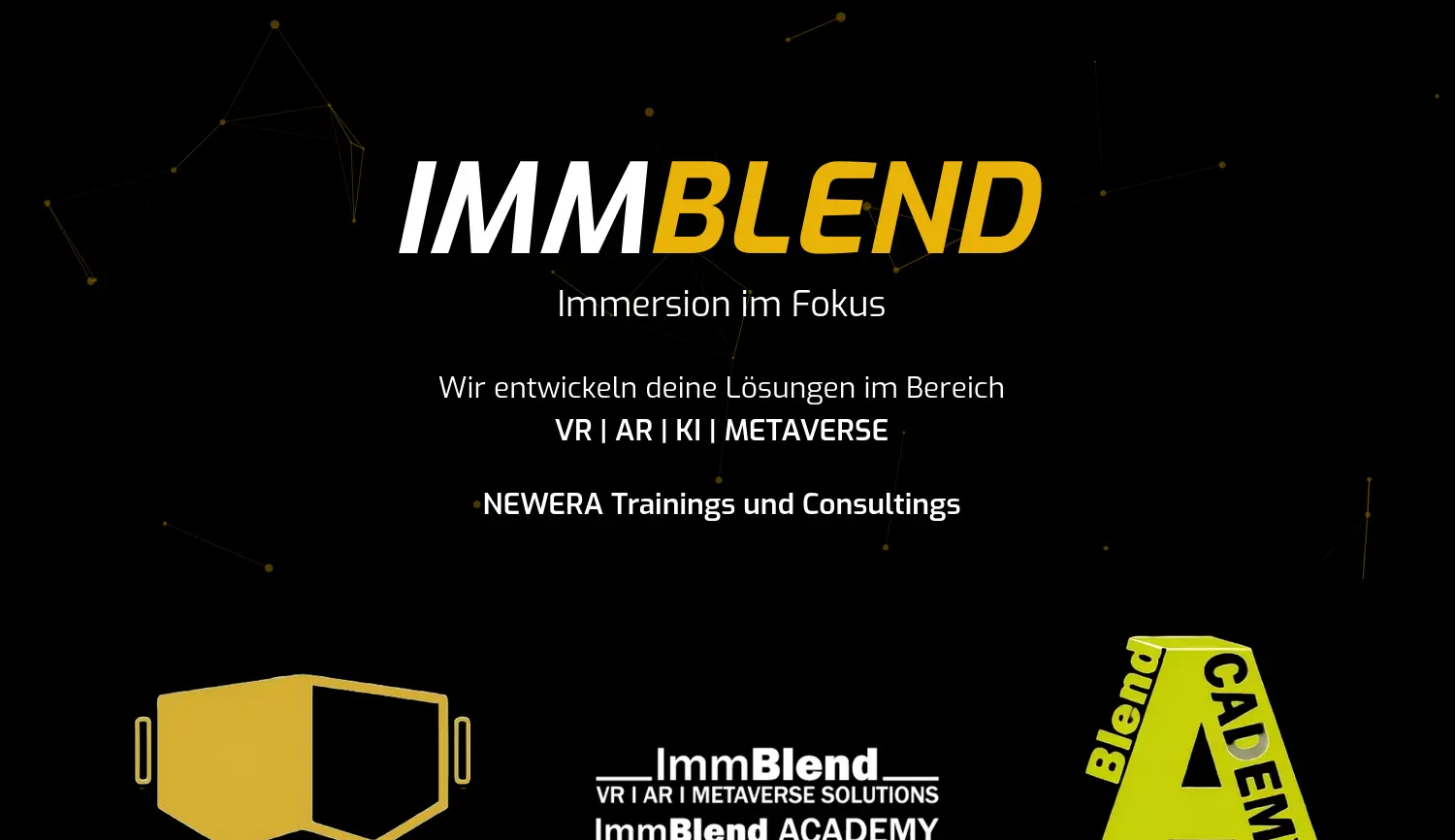 Website der Firma ImmBlend GmbH