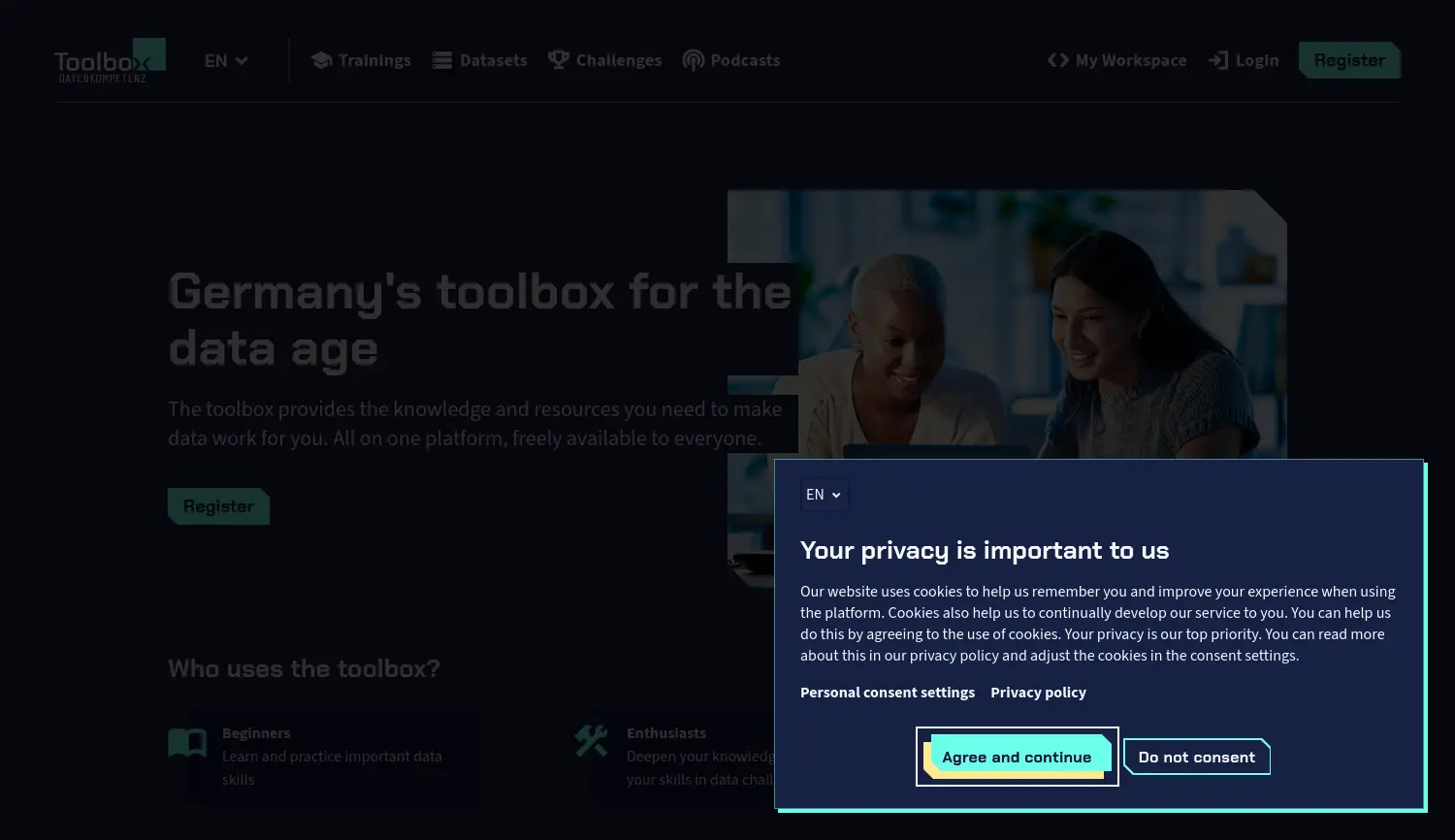 Website der Firma StackFuel GmbH