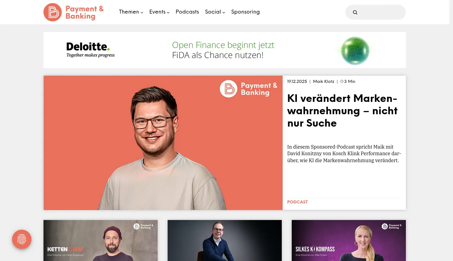 Website der Firma PBA Experts GmbH