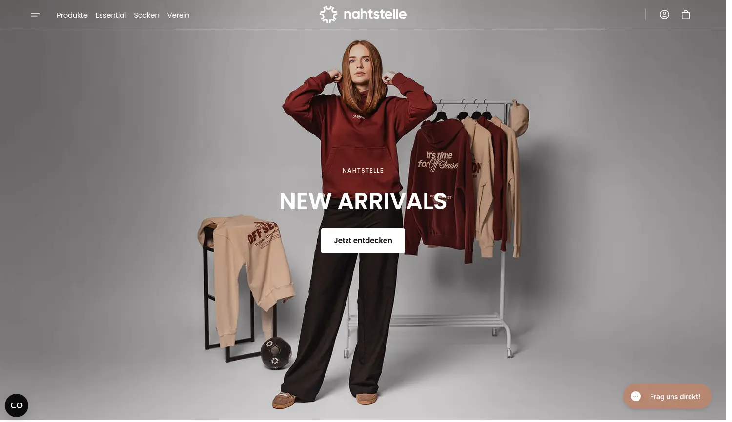 Website der Firma nahtstelle