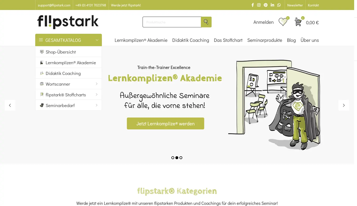 Website der Firma emodaktik GmbH