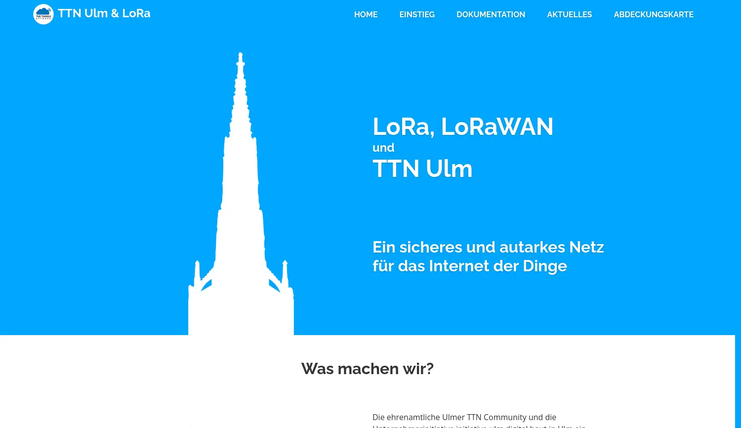 Website der Firma initiative.ulm.digital e.V.