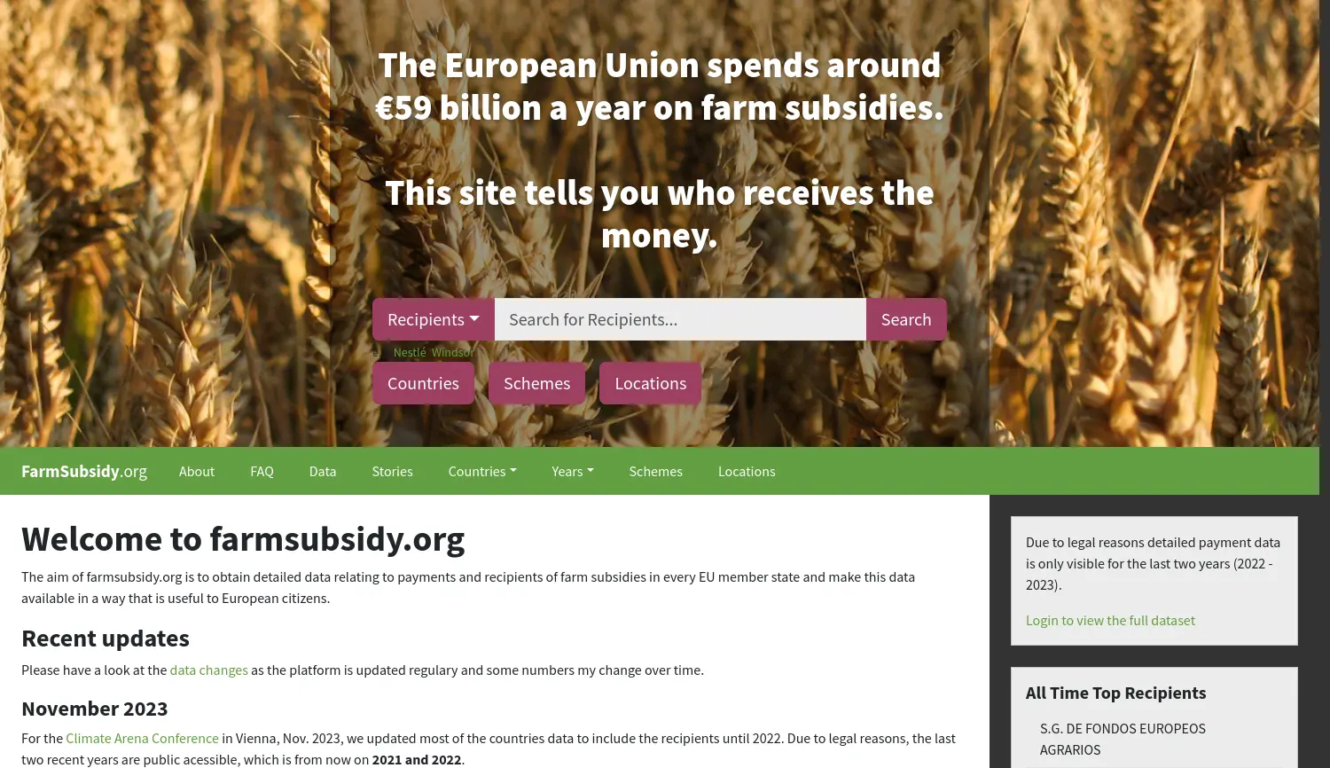 Website der Firma Open Knowledge Foundation Deutschland e.V.