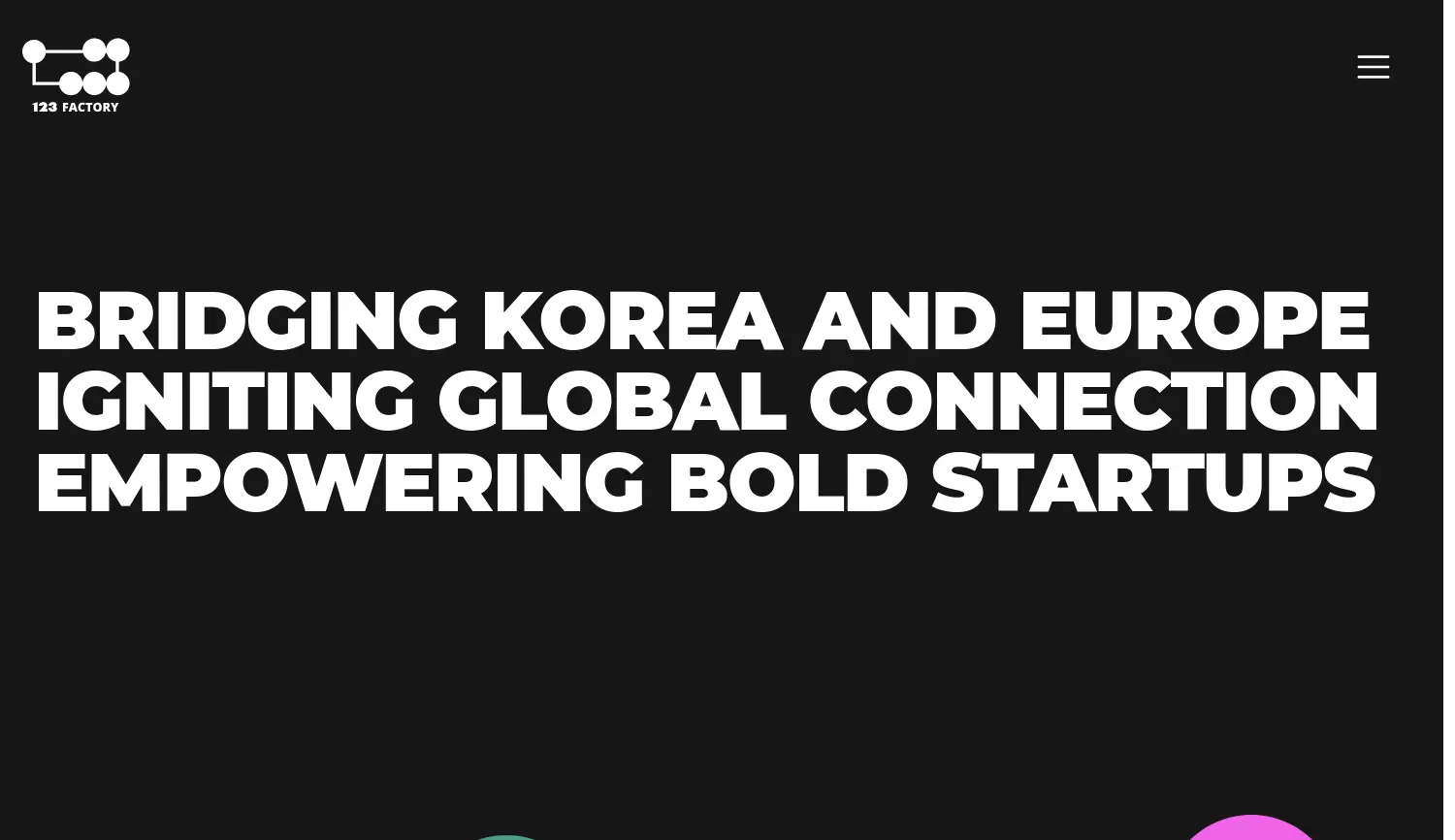 Website der Firma 123 Factory GmbH