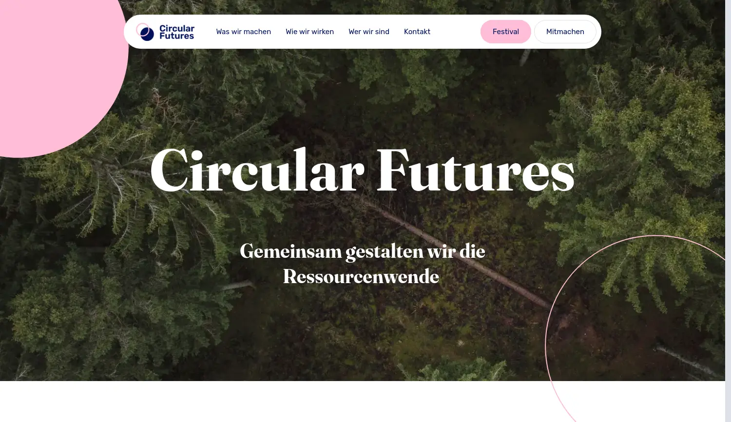 Website der Firma ProjectTogether gGmbH