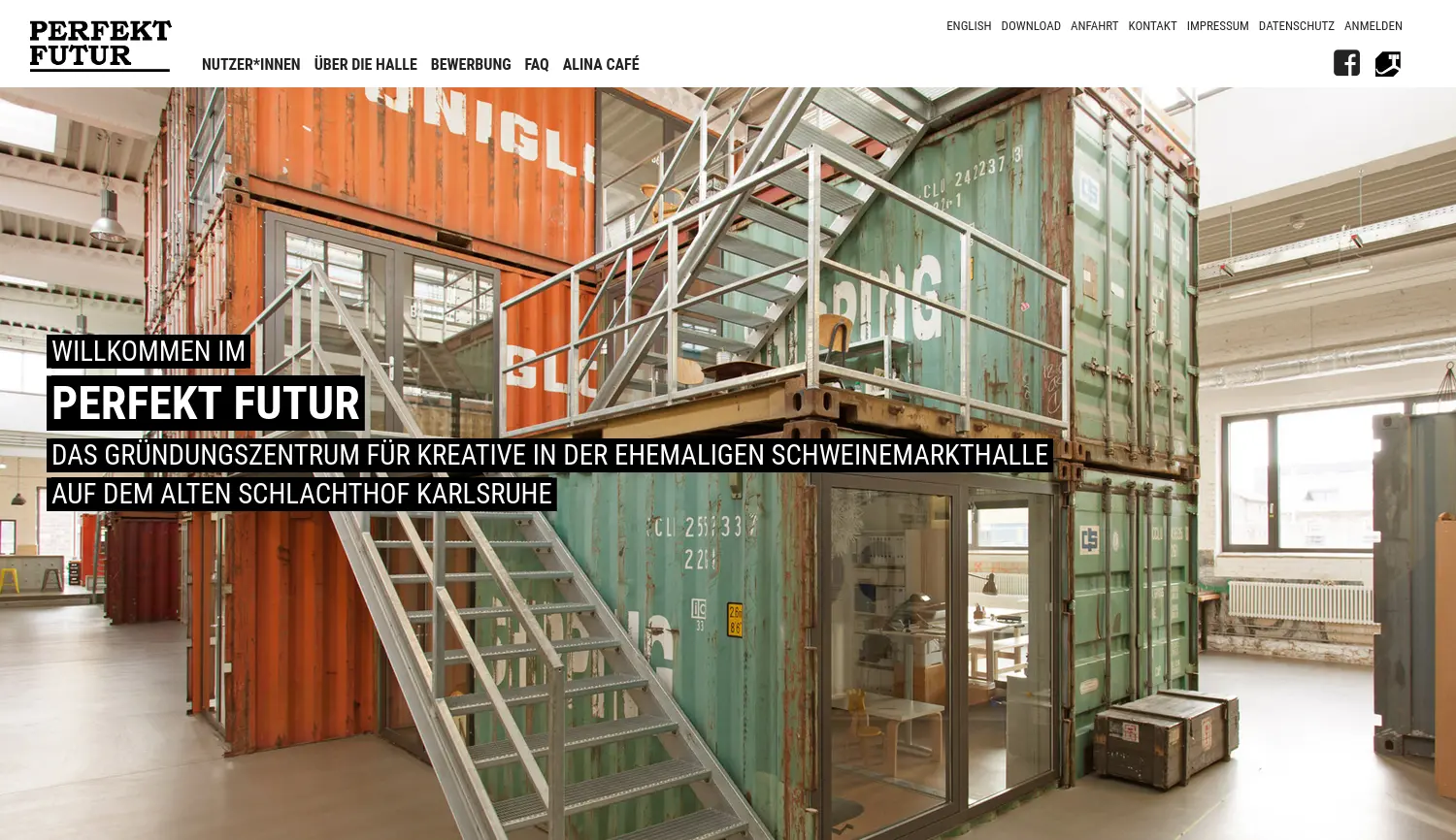 Website der Firma Karlsruher Fächer GmbH & Co. Stadtentwicklungs-KG