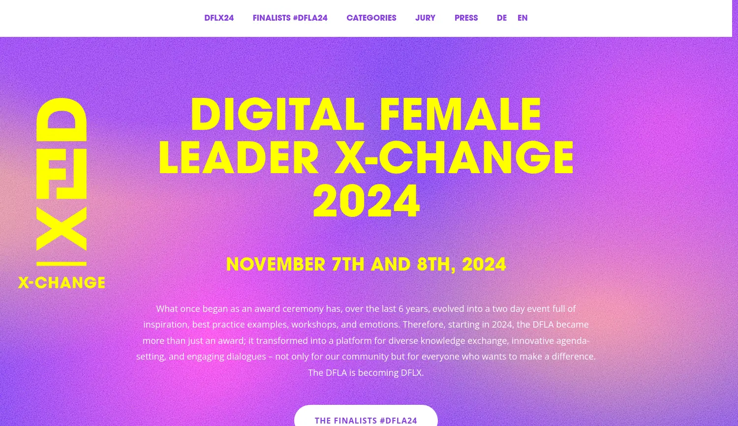 Website der Firma GDW Global Digital Women GmbH