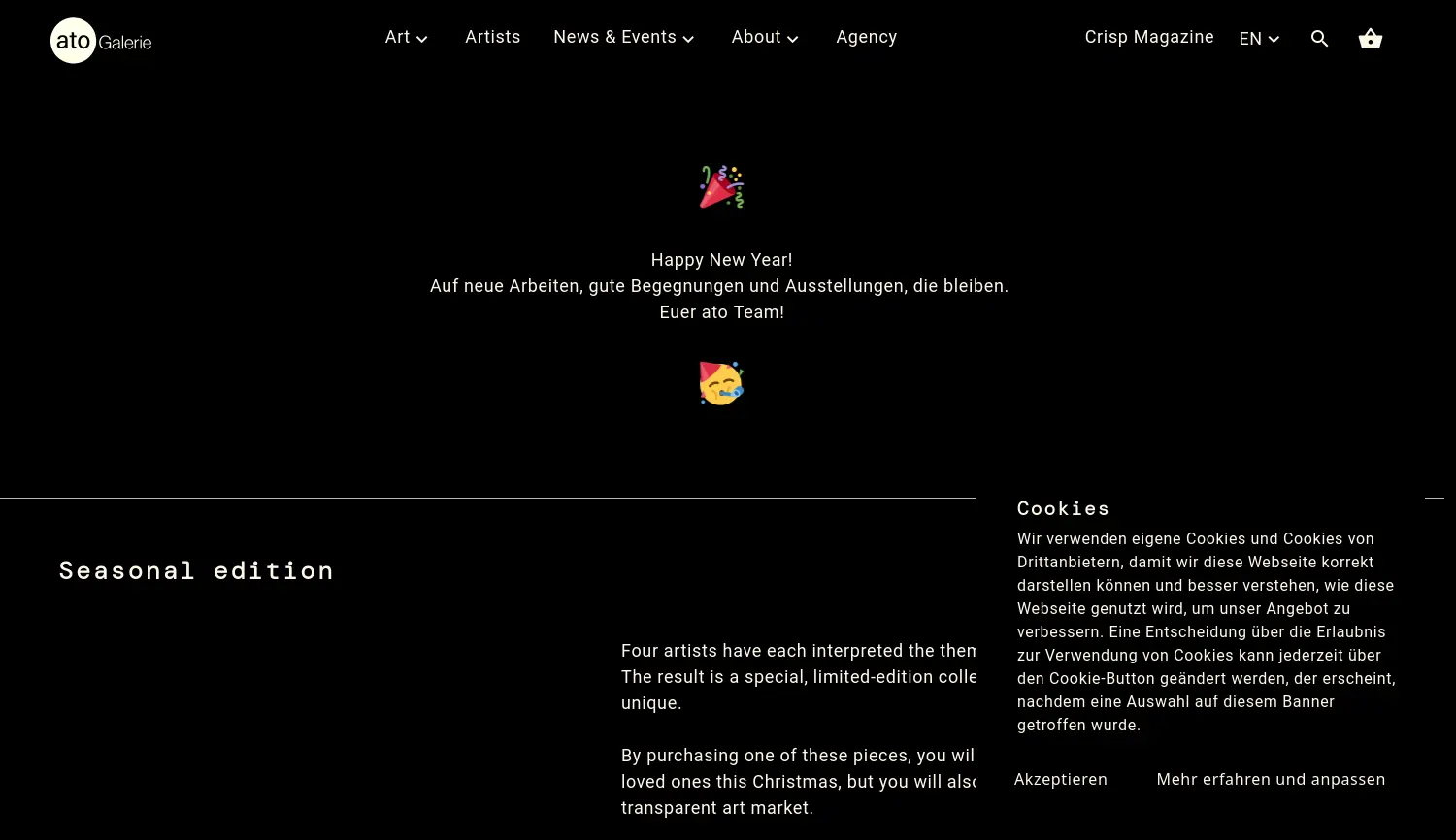 Website der Firma ato