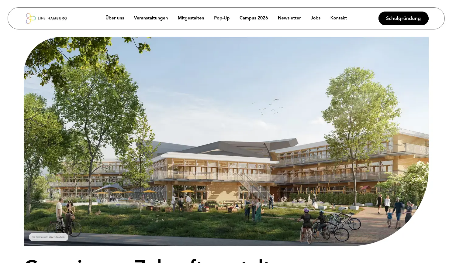 Website der Firma LIFE Hamburg GmbH & Co KG