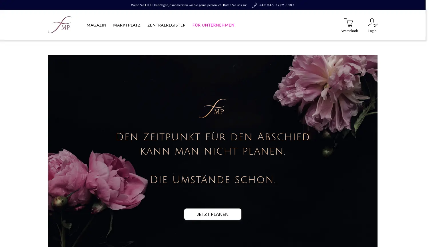 Website der Firma CONVELA GmbH