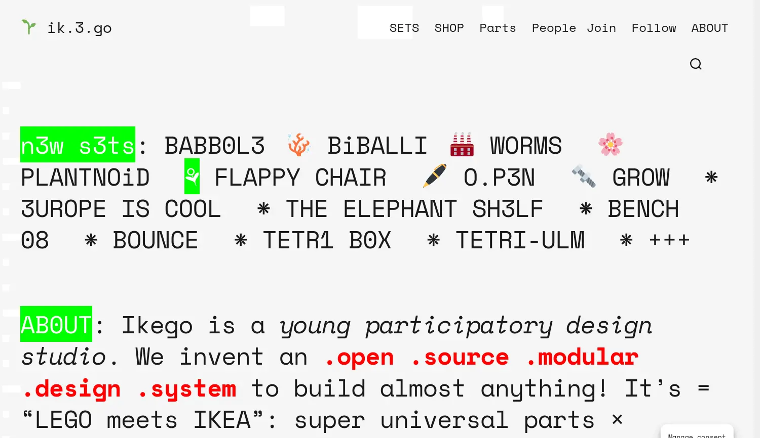 Website der Firma ik.3.go