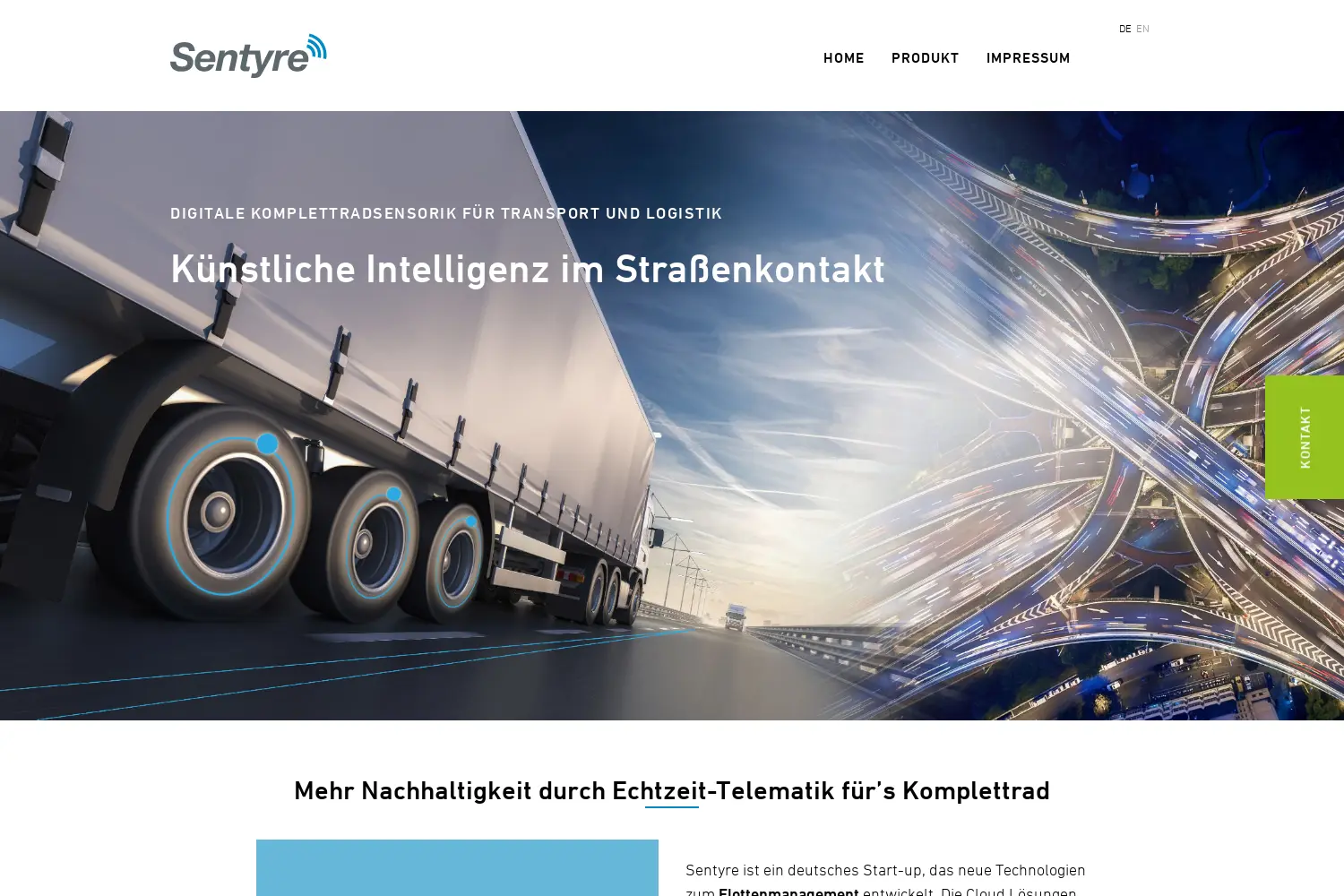 Website der Firma Sentyre AG
