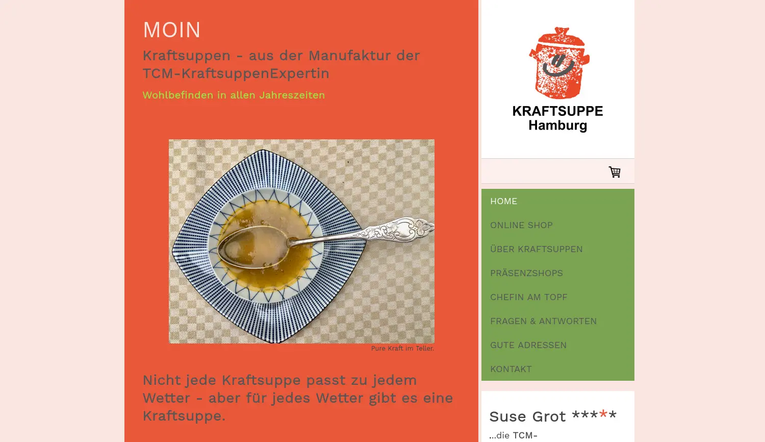 Website der Firma Susanne Grot