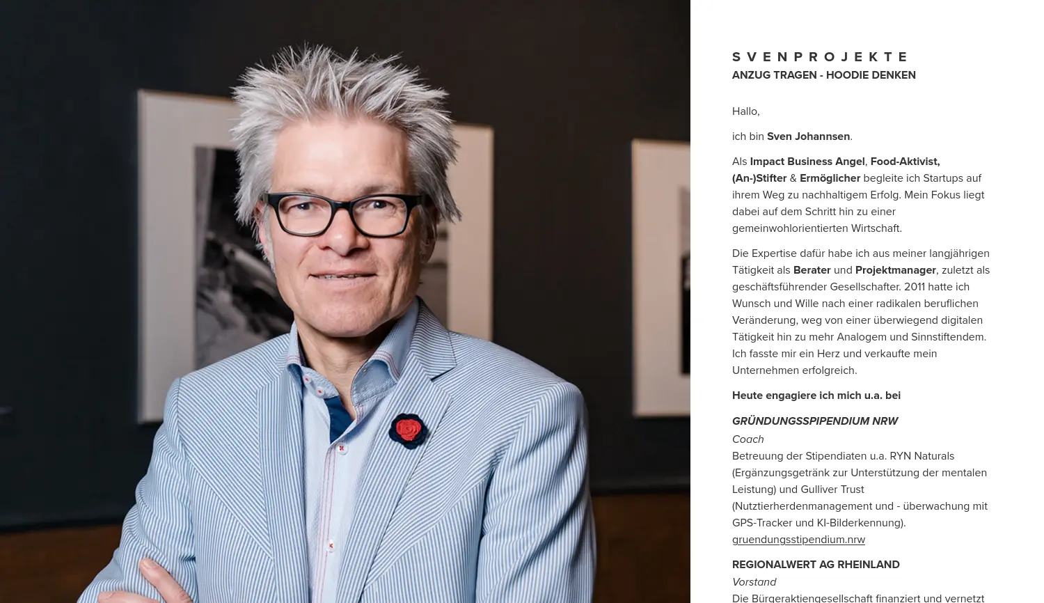 Website der Firma Sven Johannsen