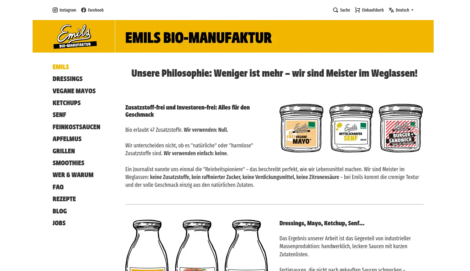Website der Firma wageswiese GmbH