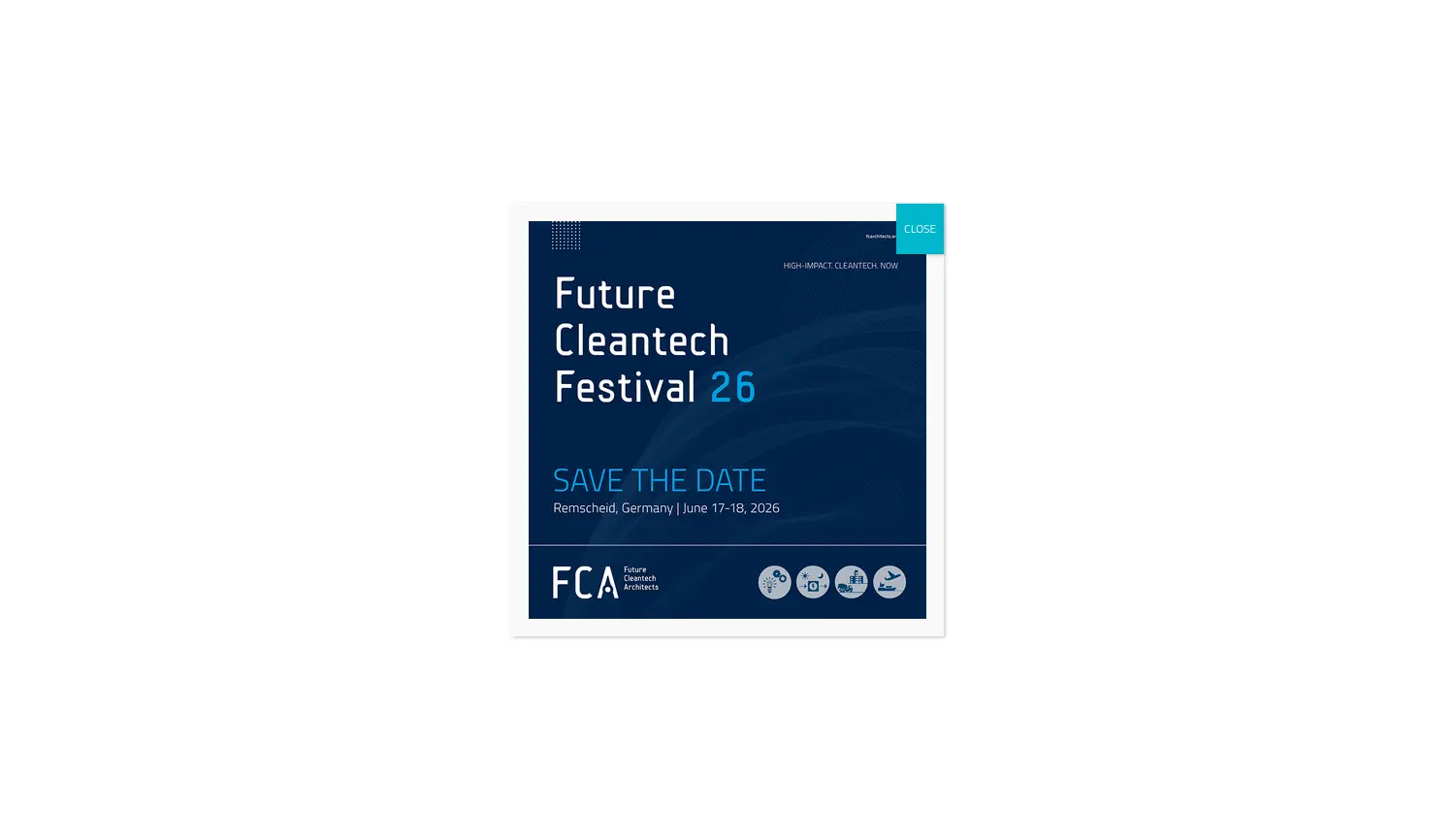 Website der Firma Future Cleantech Architects gGmbH