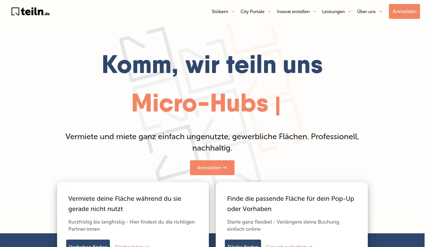 Website der Firma SHQUARED GmbH