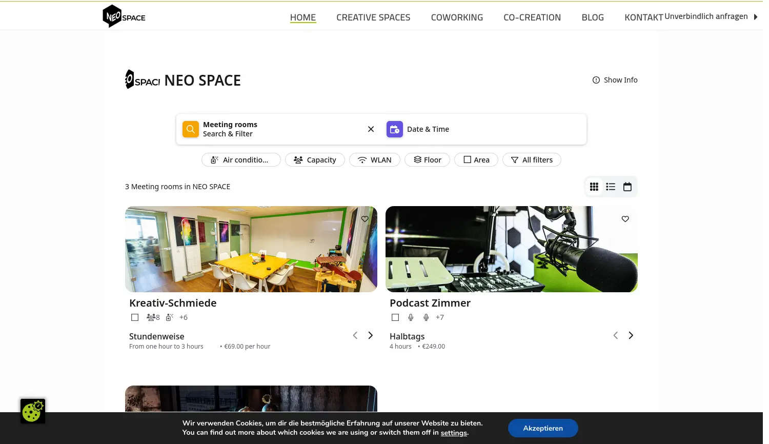 Website der Firma NEUE FORMEN Ad Group GmbH