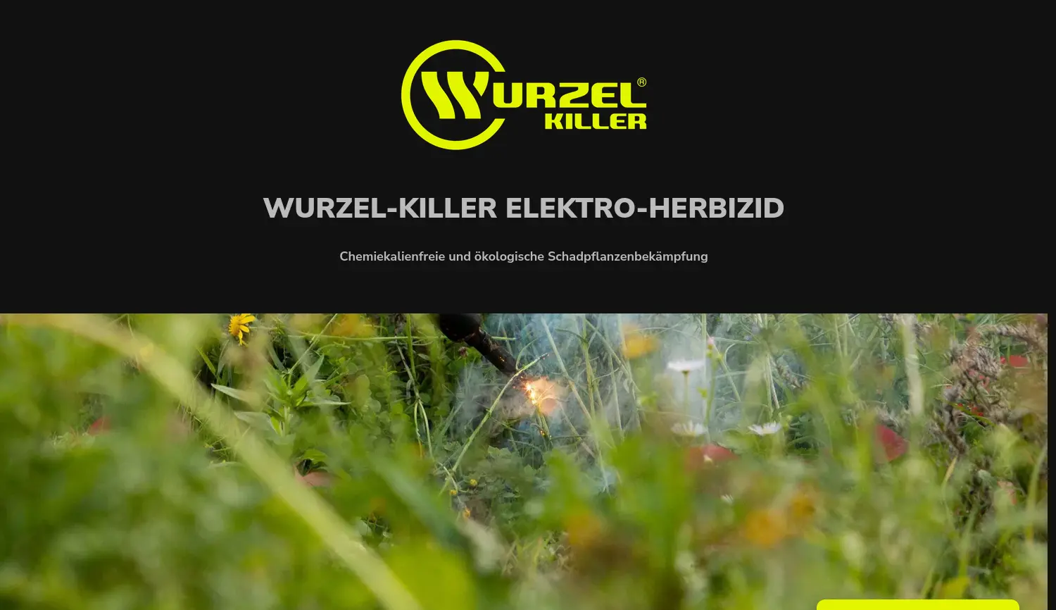 Website der Firma Wurzel-Killer GmbH