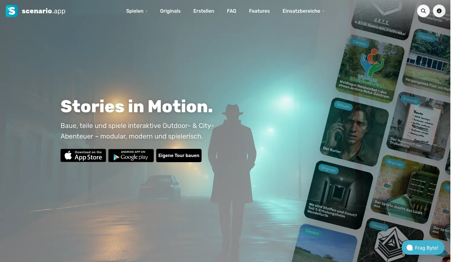 Website der Firma AdventureKingz GmbH