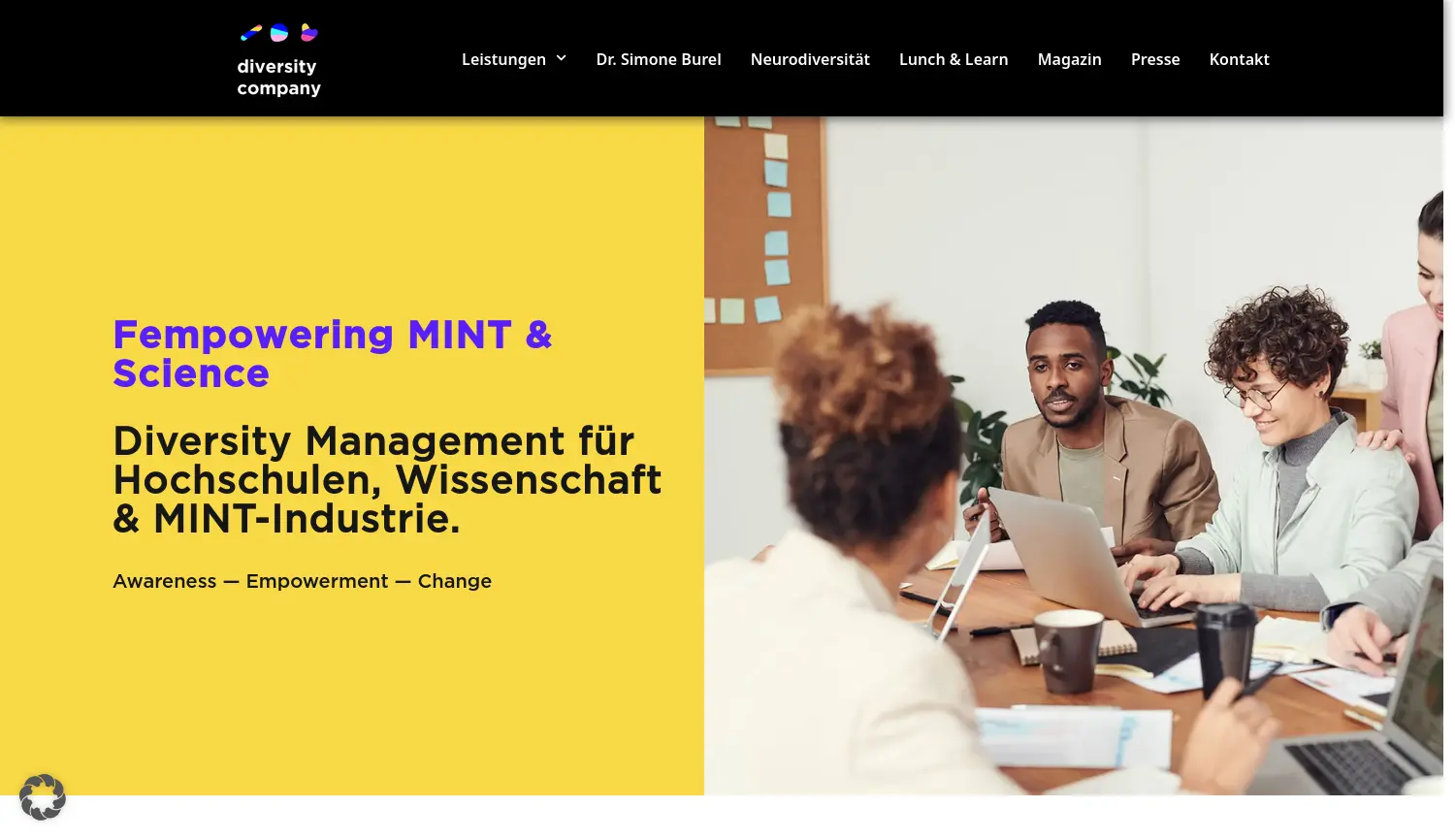 Website der Firma LUB GmbH - Linguistische Unternehmensberatung