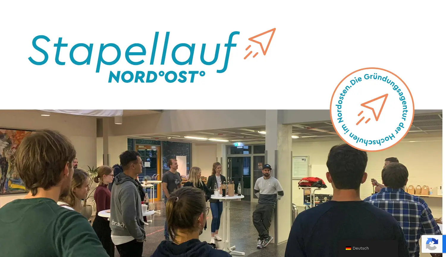 Website der Firma Verbundprojekt Start-up NordOst (Universität Greifswald, Hochschule Neubrandenburg, Hochschule Stralsund)