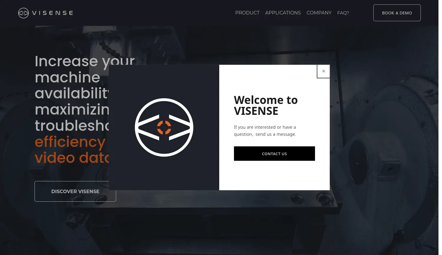 Website der Firma Visense