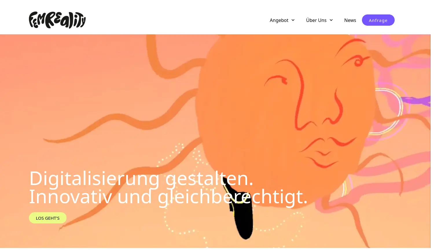 Website der Firma FemReality Müller Reimers Porten GbR