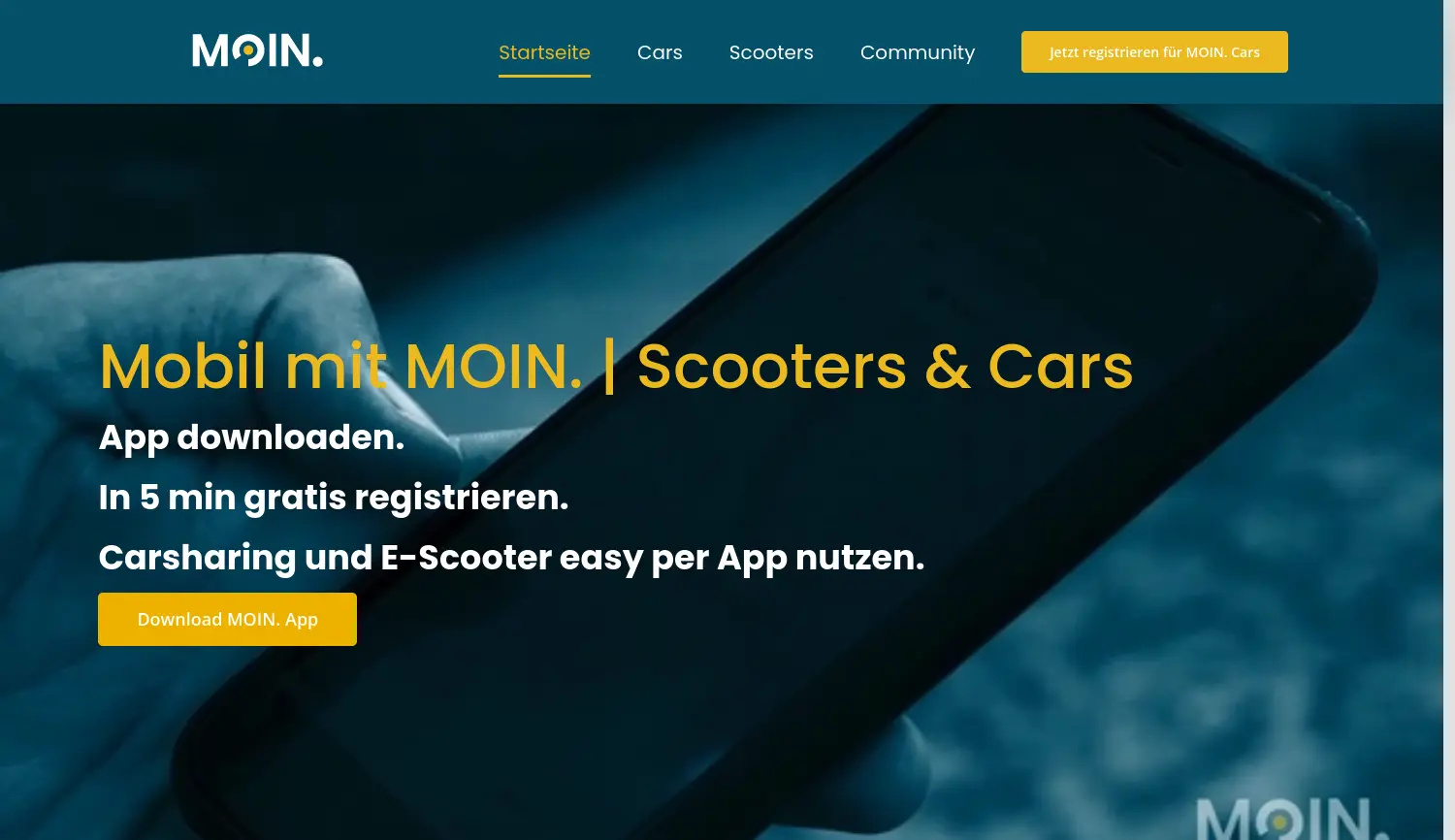Website der Firma MIR Solutions GmbH