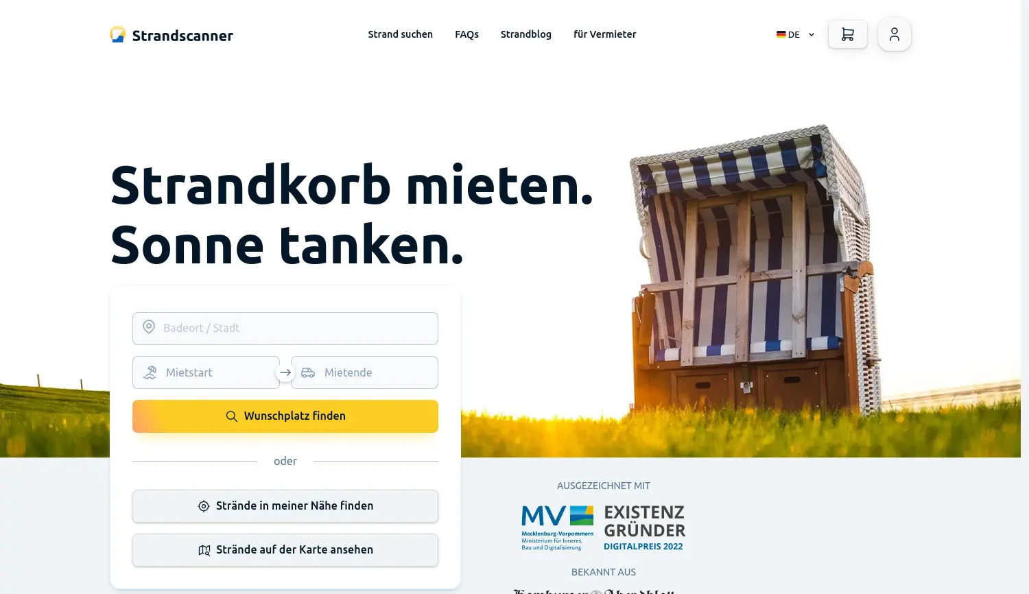 Website der Firma Nord21 GmbH