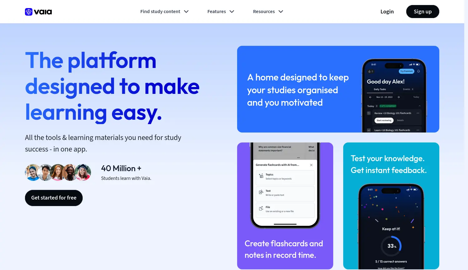 Website der Firma StudySmarter GmbH