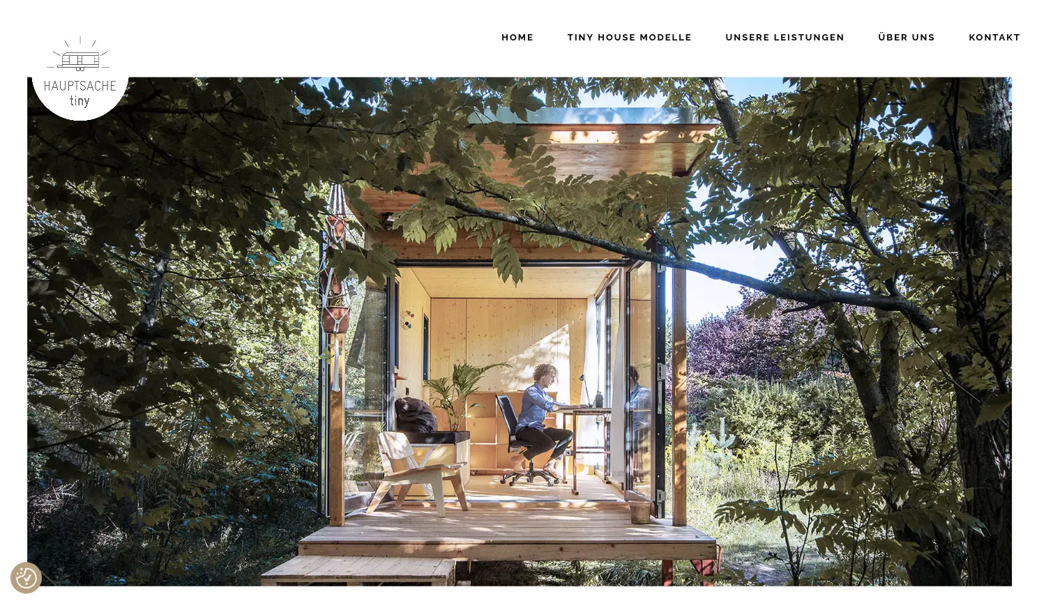 Website der Firma Hauptsache Tiny GmbH