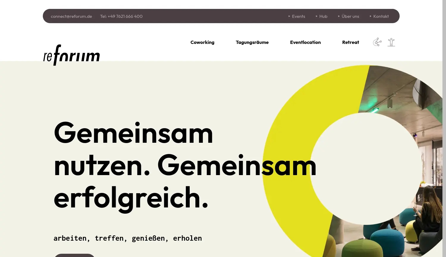 Website der Firma resin services GmbH & Co. KG