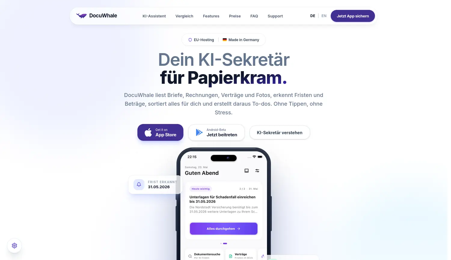 Website der Firma Pascal Raub – Flying Chair AI