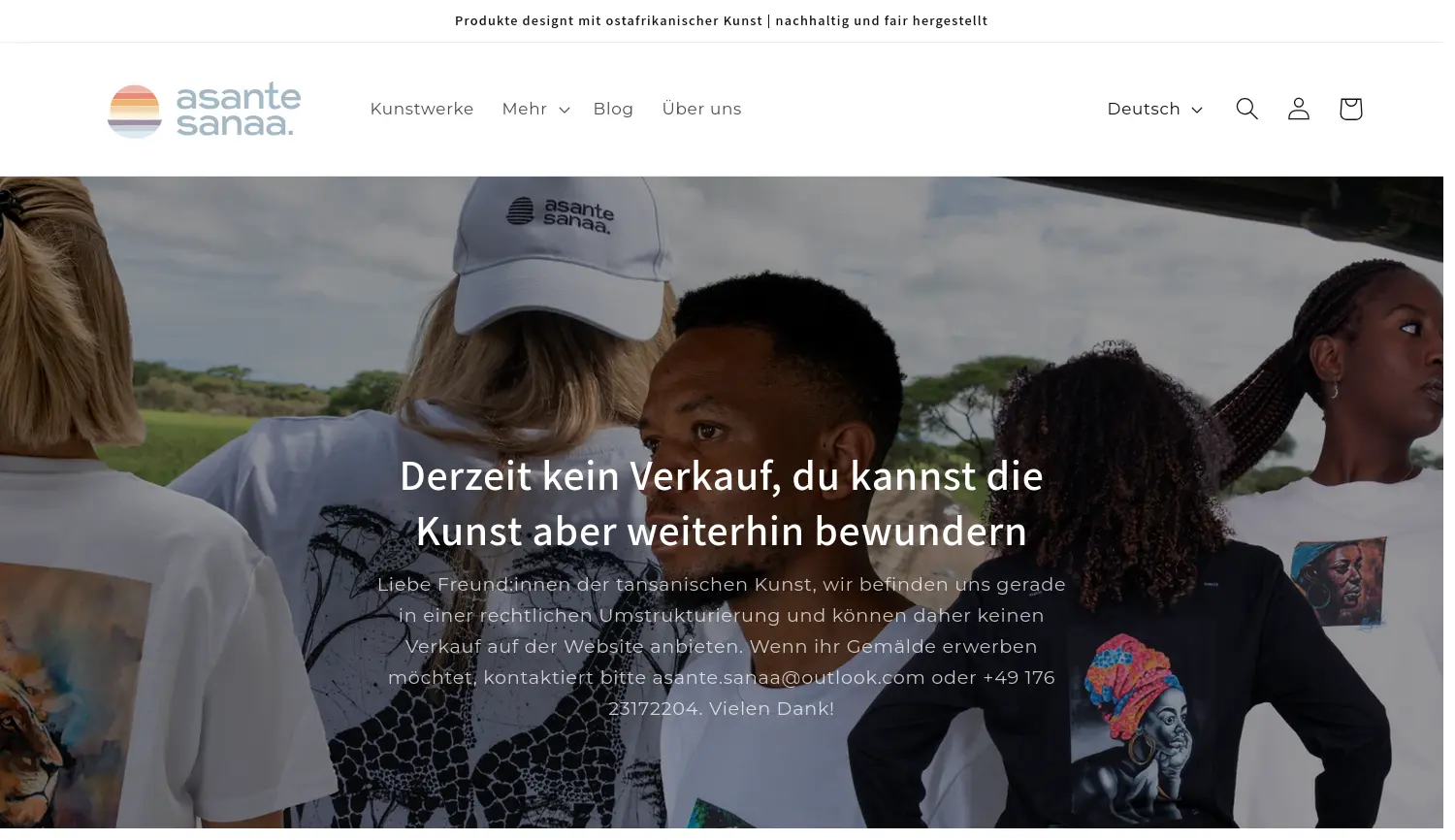 Website der Firma Matema KG