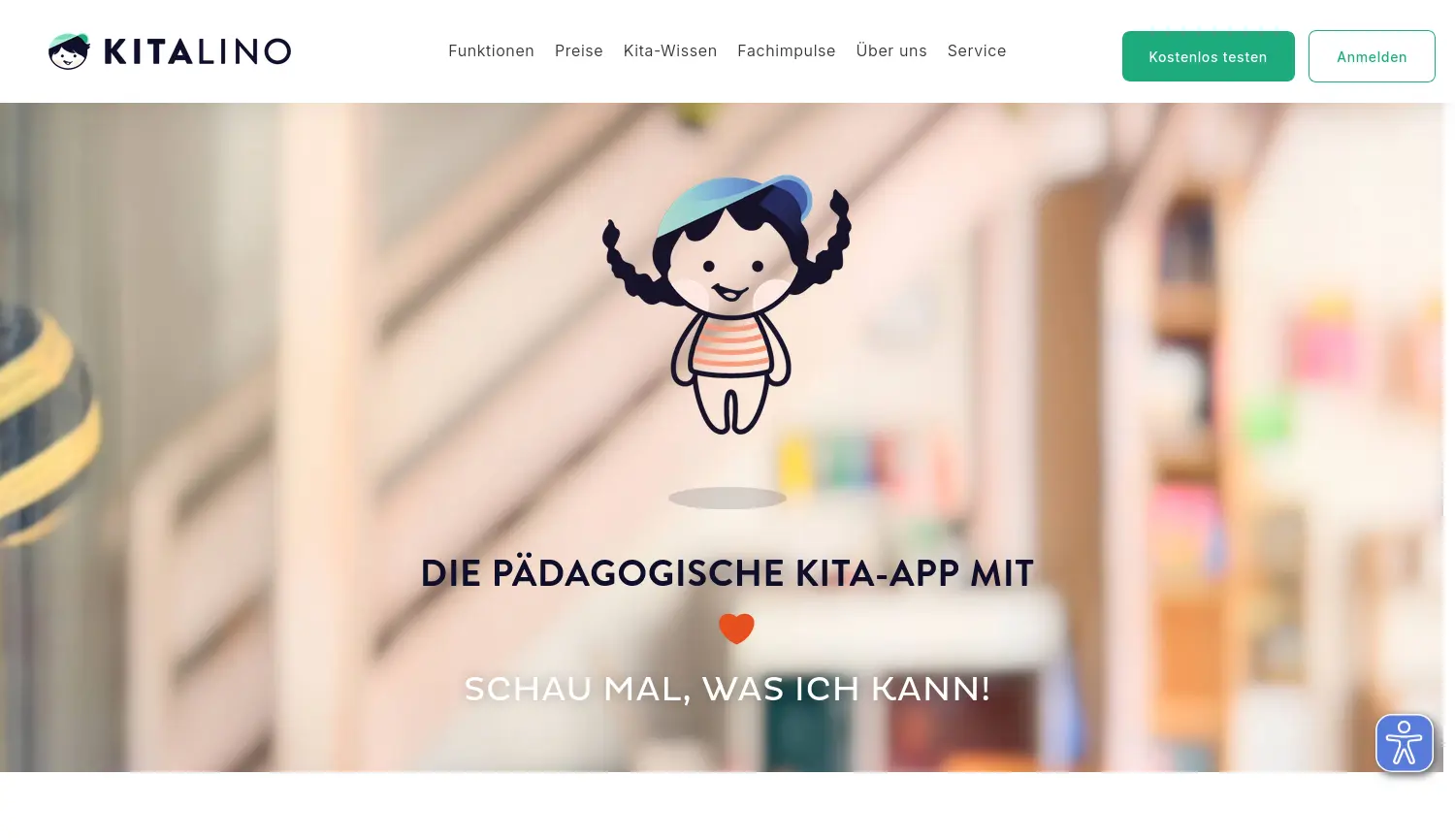 Website der Firma Kitalino